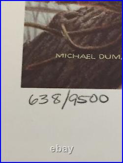 Michael Dumas, 1990, Canada wildlife Habitat Stamp, 638/9500, 2 Stamps. Mint Print