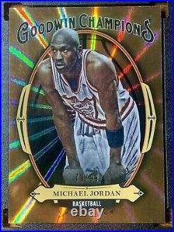 Michael Jordan 2020 Upper Deck Goodwin Champions GB-1 Orange SGC 9.5 /99 SSP