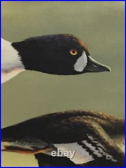 Minnesota Duck Print, 1992, Robert Hautman, 358/2000, Golden Eyes, No Stamp, Mint