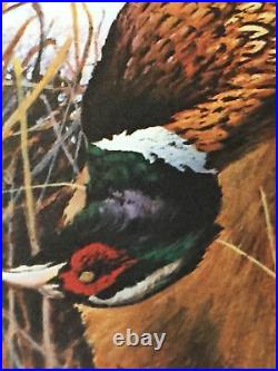 Minnesota Pheasant Print, 999/3685, James Killen 1985, S Stamp. Mint Condition