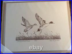 Mint 1971 First Of State California Duck Stamp Print Paul Johnson No Stamp