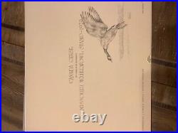 Mint In Folio First Of State 1979 Missouri Duck Stamp & Print