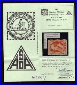 Momen Us Stamps #171 Special Printing Unused Aps Cert Lot #79993