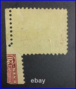 Momen Us Stamps #567 Var. Foldover Printed On Reverse Mint Og H Lot #72508
