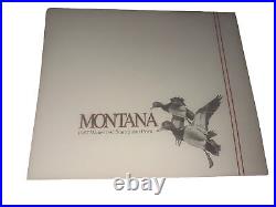 Montana, 1987, Montana Duck Print, Ducks, 195 /9,212, Stamp, Mint A10