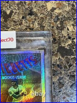 Mookie Betts 2021 Topps Project70 MOOKIE-VERSE Rainbow Foil /70 The Shoe Surgeon