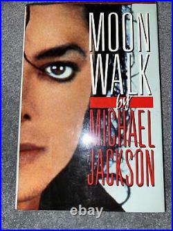 Moonwalk by Michael Jackson 1st edition/1st printing RARE MINT Stamp Signed Auto
