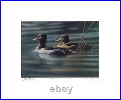 NEW HAMPSHIRE #10 1992 DUCK STAMP PRINT GOVERNOR'S EDITION Richard Clifton