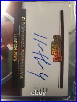 ON CARD GOLD AUTO! Sam Howell Rookie Roundup 22 Contenders #RRA-SHO /10