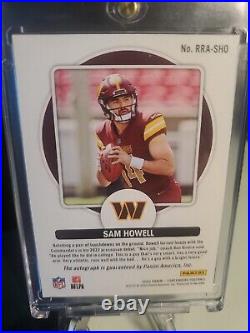 ON CARD GOLD AUTO! Sam Howell Rookie Roundup 22 Contenders #RRA-SHO /10