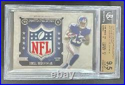 Odell Beckham Jr 2014 Topps Museum Collection Rookie NFL Shield 1/1 RC BGS 9.5