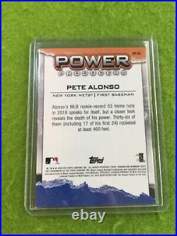 PETE ALONSO GOLD REFRACTOR PRIZM CARD SP 2020 Bowman's Best PETE ALONSO SSP #/50