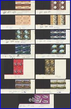 PITCAIRN ISLANDS 1969 Pictorial set IMPERF imprint blocks MNH 1 SHEET PRINTED