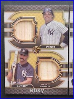 RARE YANKEES CARD 2022 Triple Threads Deca Relic Combo Book /10 New York Yankees