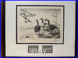 RW25 1958 Federal Duck Stamp Print LES KOUBA 1st Ed