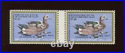 RW51x Federal Duck RARE Special Printing Mint Gutter Pair of 2 Stamps NH Bz 1153