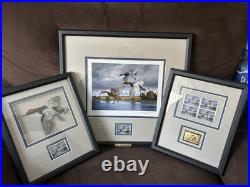 Rare 2005 Ducks Unlimited Stamp Print Set