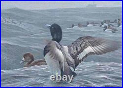 Robert Bateman 1989 New York Duck Stamp Print Rolling Waves S/N Litho MINT