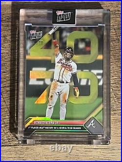 Ronald Acuna Jr 2023 MLB TOPPS NOW #927 Collector's Edition 57/70 Atlanta Braves