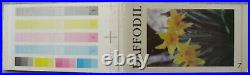 S1951 USA Daffodil Test Stamp Booklet MH Test Print Daffodils 20 Proofs