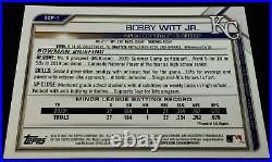 SP RC /199 BOBBY WITT JR FUCHSIA REFRACTOR TRUE ROOKIE #BCP-1 2021 Bowman Chrome