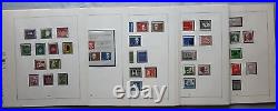 Safe Pre-printed Sheets Frg Germany 1955-1998 + Mint Postage Stamps Collection