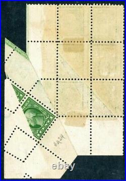 Scott 424 Variety Mint B6 (Washington) H OG Foldover/Printed on Back EFO E$1500