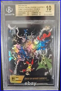 Sdcc Tcg Event Mythic Crisis On Infinite Earths DC Mint A28! Bgs Pristine10 Pop1