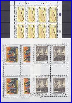 Slovakia 2001-2005 Complete Collection Printing Sheets! Mnh