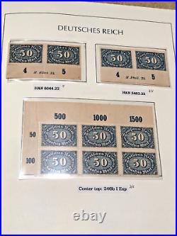 Special German Inflation era 4 Album Collection Large Selection of OPD Prints