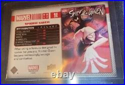 Spider-Man Ghost-Spider Marvel cards Foil & Masterpieces Spider-Gwen SGC 9 Mint