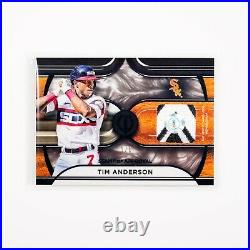 TIM ANDERSON #SOA-TA White Sox 2022 Topps Tribute Stamp Of Approval BLACK 1/1