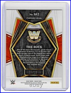 The Rock 2022 WWE Select Tye Dye Prizm Premier Level 25/25