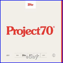 Topps Project 70 Keith Shore Gold Stamped print poster Limited Edition PRESALE