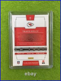 Travis Kelce RED JERSEY NUMBER # 78/87 CARD 2021 National Treasures TRAVIS KELCE