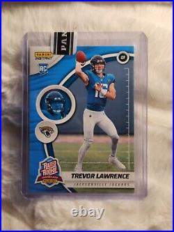 Trevor Lawrence 2021 Instant Football Rated Rookie Blue Showcase 9/25 Rare