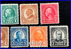 US Stamp SC#551-573 Regular Issue Flat Printing Mint OG CV$530