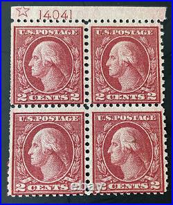 US Stamps Scott #540 Genuine Rotary Press Issues Type III P# Block LH OG $275