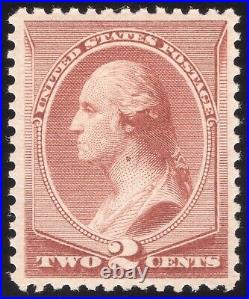 U. S. (Scott 210) 2¢ Red Brown ABNC, Mint-OG-NH XF, PSE CERT