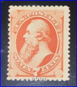 Us Scott #196 Mint 7¢ Special Printing Fine No Gum As Issued WithPF Cert. SCV$6750