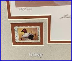 Vintage 2009 Maryland Migratory Waterfowl Duck Stamp Framed Print Robert Beall