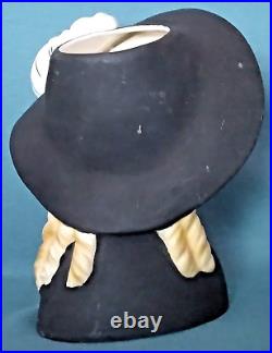 Vintage Vhtf 6-3/4 Shafford 4150 Lady Head Vase Headvase Mint Condition Stamped