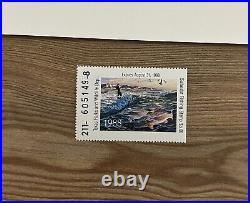 WTDstamps 1988 TEXAS Saltwater Fishing Stamp Print HERB BOOTH + Stamp