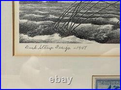 WTDstamps RW15 1948 Federal Duck Stamp Print MAYNARD REECE