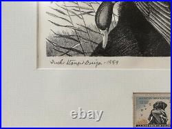 WTDstamps RW26 1959 Duck Stamp Print MAYNARD REECE 1st Ed. RARE