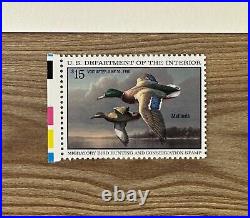 WTDstamps RW62 1995 Federal Duck Stamp Print JIM HAUTMAN + Stamp