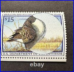 WTDstamps #RW64 1997 US Federal Duck Stamp MNH Printing Flaw Pair ERROR