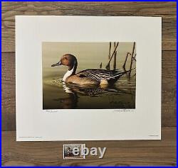 WTDstamps RW68 2001 Federal Duck Stamp Print BOB HAUTMAN + Stamp