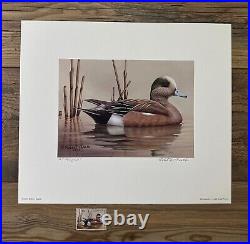 WTDstamps RW77 2010 Federal Duck Stamp Print ROBERT BEALLE + Stamp