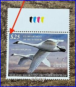 WTDstamps #RW83 2016 Federal Duck Stamp Mint OG NH PRINTING FLAW ERROR